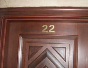 Twilight Zone reference in the Tower of Terror door "22" from "Twenty Two" found in Disney California Adventure